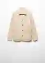 Sobrecamisa Over3 Niños Beige Talla 19 Mango