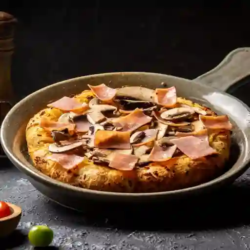 Pizza Jamón Champiñón