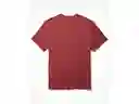 American Eagle Camiseta Gráfica Ultra Suave Rojo Talla Small