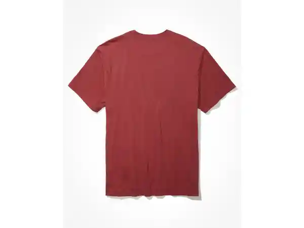 American Eagle Camiseta Gráfica Ultra Suave Rojo Talla Small