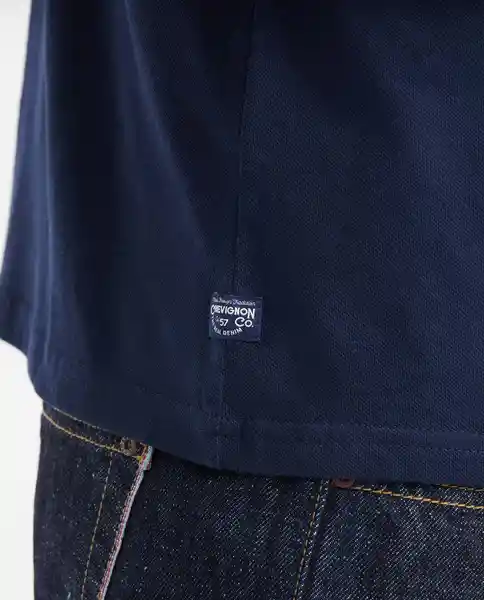 Camiseta Polo Contrast Azul Dark Ultra Oscuro XL Chevignon