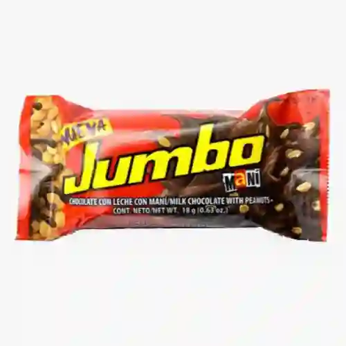 Chocolatina Mini Jumbo Maní