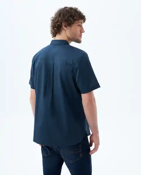 Camisa Hombre Azul Talla M 819f010 Americanino