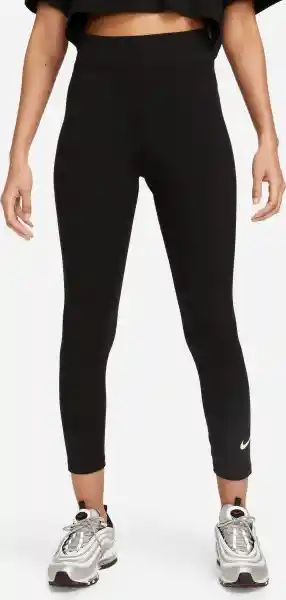 Nike Short W NsClsc Hr 7/8 Tight Lbr Para Mujer Negro Talla S