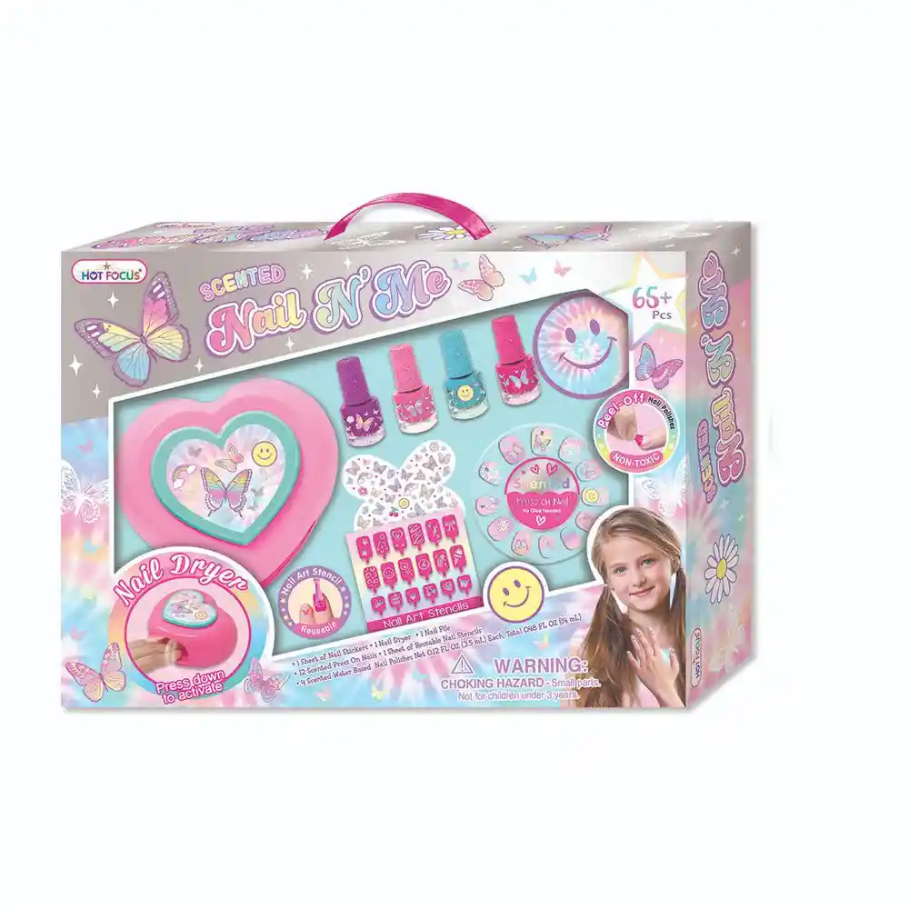 Reditoys Set Uñas Nail N' Me Butterfly Fh130tb