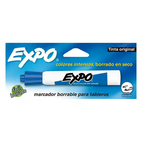 Expo Marcador Borrable Azul