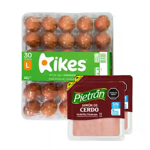 Combo Kikes Amor Que Alimenta Huevos AA Rojos L + Pietrán