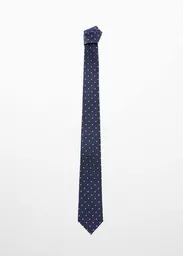 Corbata Dots7 Navy Talla 99 Hombre Mango