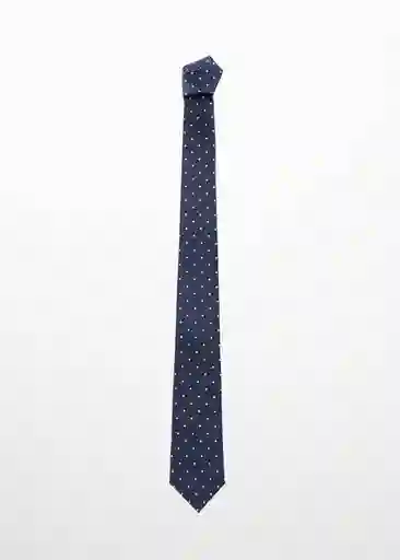 Corbata Dots7 Navy Talla 99 Hombre Mango