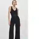 Vestido Mono Nichy Negro Talla M Mujer Mango