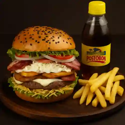 Combo Hamburguesa Costeña
