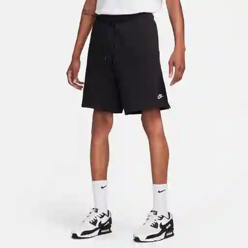 Nike Short Club Knit Para Hombre Negro Talla M