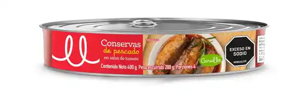 Conserva de Pescado en Salsa de Tomate Carulla