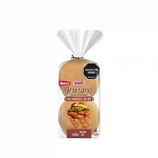 Bimbo Pan Hamburguesa Con Papa Artesano