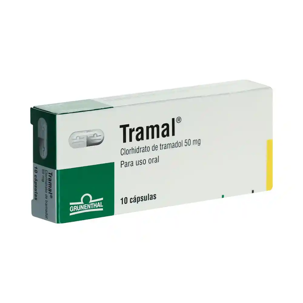 Tramal Grunenthal Colombiana 50 Mg 10 Capsulas