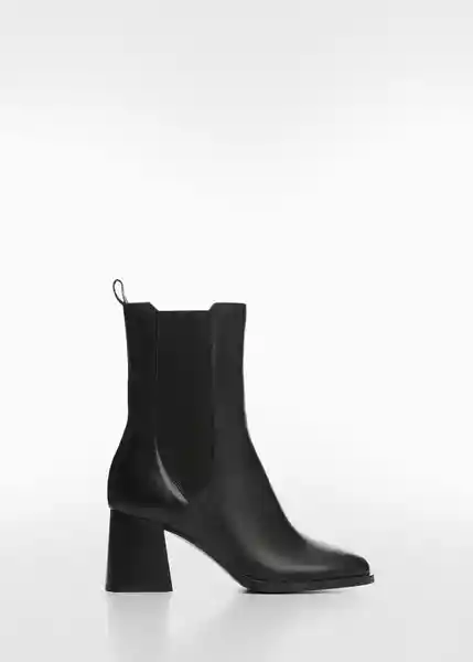 Botines Bandy Negro Talla 36 Mujer Mango