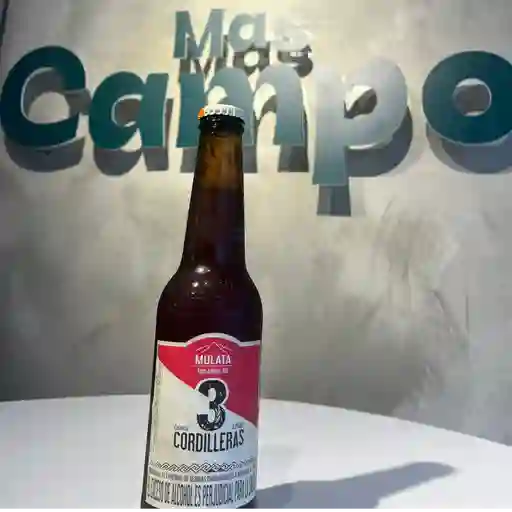 Cerveza mulata 3 cordilleras
