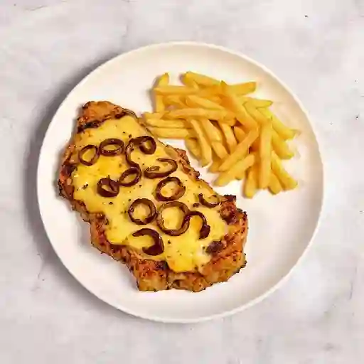 Chuleta De Cerdo Gratinada