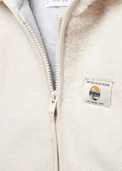 Abrigo Anorak Corea Crudo Talla 69 Niños Mango