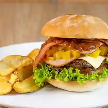 Hamburguesa Hawaiana de Res