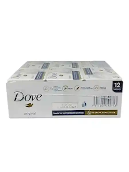 Dove Jabón de Tocador en Barra Original con Hidratación Profunda