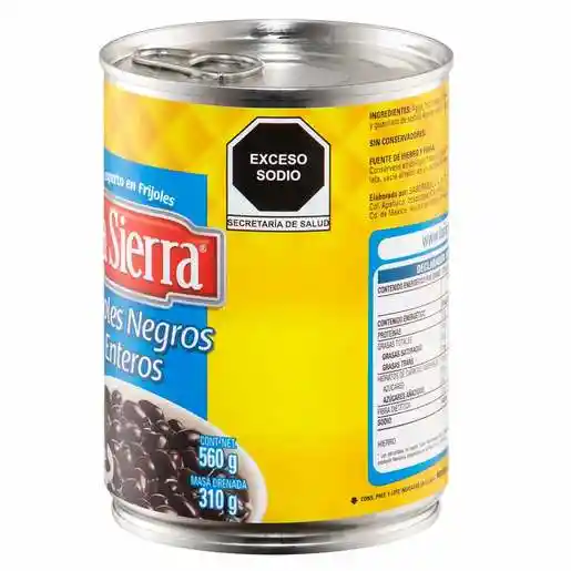 La Sierra Frijoles Enteros Negros