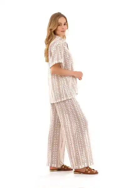 Pantalón Harlow Multicolor Talla XS Mercedes Campuzano
