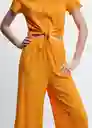 Pantalón Amura-H Naranja Talla XL Mujer Mango