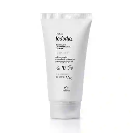 Desodorante Antitranspirante en Crema Invisible Tododia
