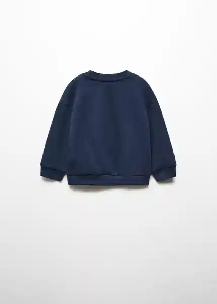 Sudadera Flower Niñas Navy Talla 66 Mango