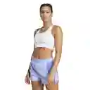 Adidas Crop Run Ms Pkt Bra Mujer Blanco Mab