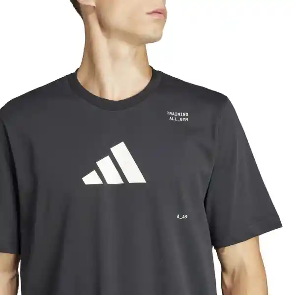 Adidas Camiseta Tr Cat G T Para Hombre Negro Talla L