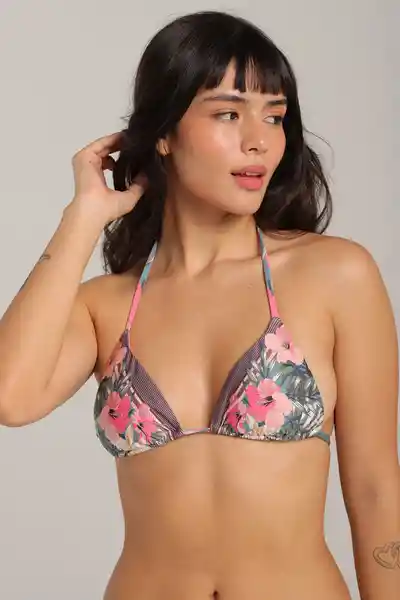 Top Venice Estela Placed Mujer Talla M Oneill
