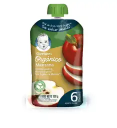 Compota GEBRER® Orgánica Manzana Pouch x 100g