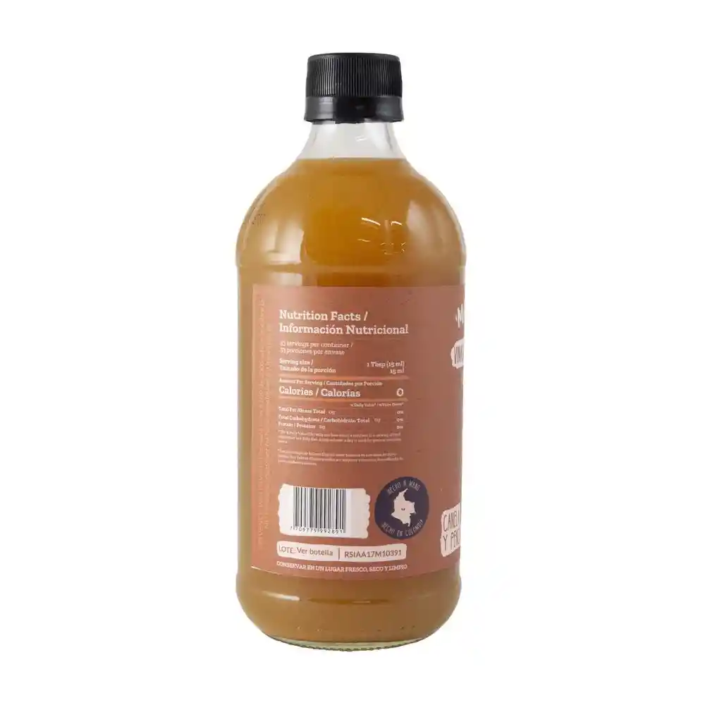 Manzato Vinagre Manzana Canela-penca Sabila Botella 500 Ml