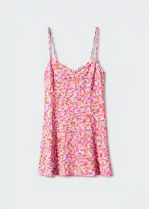 Vestido Sea Rosa Talla M Mujer Mango