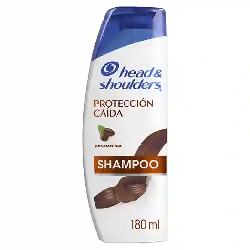 Shampoo Head Shoulders Proteccion Caida con Cafeina Control Caspa Champu Head and Shoulders 180 ml