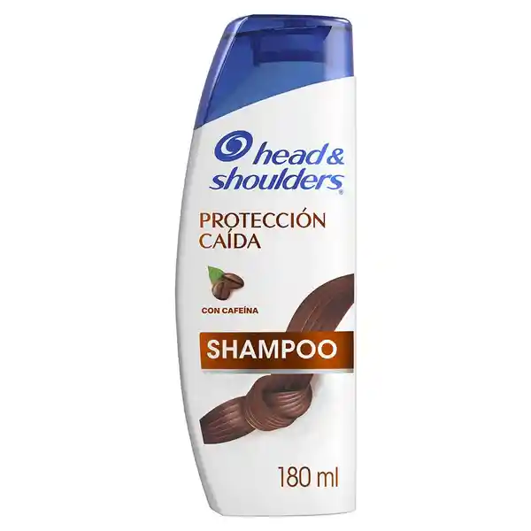 Shampoo Head Shoulders Proteccion Caida con Cafeina Control Caspa Champu Head and Shoulders 180 ml