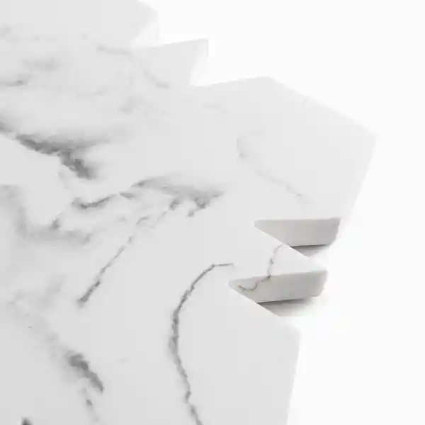 Set Tabla Snowflake y Cuchillo Quesos Ambiente Gourmet