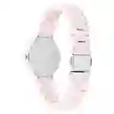 Reloj Linked Ceramic Para Mujer Color Rosa 25200077 Calvin Klein