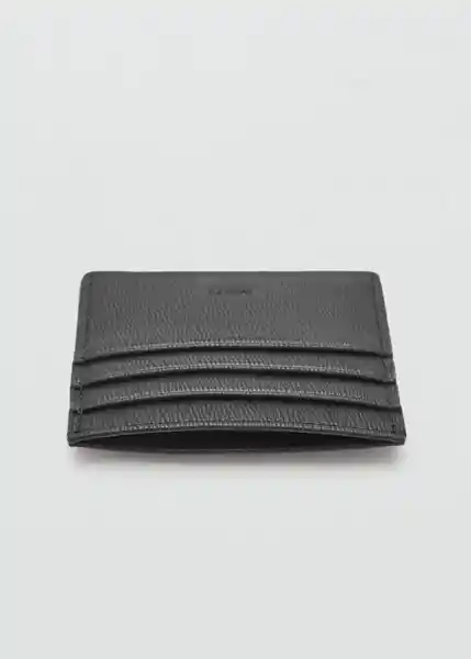 Tarjetero Classic Negro Talla 99 Hombre Mango