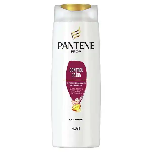 Pantene Shampoo Control Caída Pro-Vitaminas y Vitamina E 400 mL