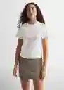 Camiseta Brook Off White Talla 20 Teen Niñas Mango