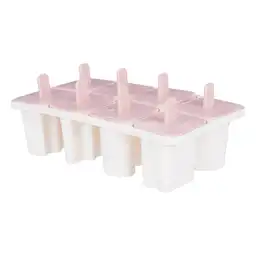 Molde Para Paletas de Diseño de Letras 8 Cavidades Rosa Miniso