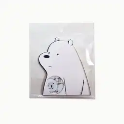 Sticker con Forma de la Serie We Bare Bears Oso Polar Miniso