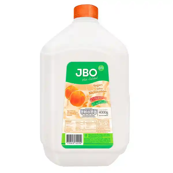 Yogurt Jbo Melocotón Garrafa