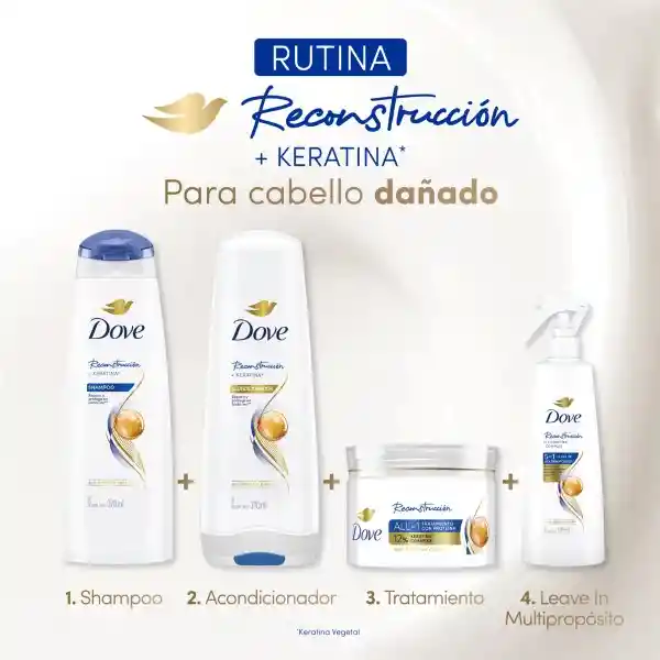 Tratamiento Dove Reconstrucción Completa 300 g