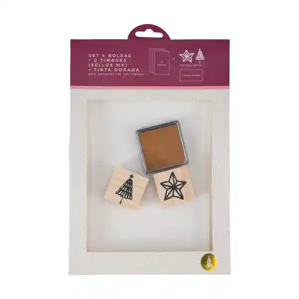 Set Sobres Navidad Regalo + Timbres Diseño 0001