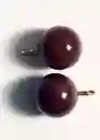 Pendientes Fede Caramelo Talla 99 Mujer Mango