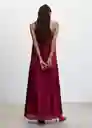 Vestido Agatha-A Vino Talla XL Mujer Mango